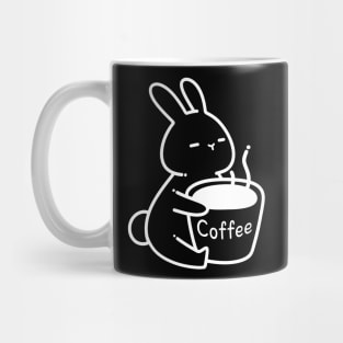 Coffee Lover Bunny | Coffee Lover Gifts | Kawaii Designs | Handmade Illustrations by Atelier Serakara Mug